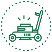 Lawn Maintenance Outline Icon
