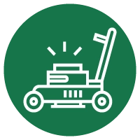 Lawn Maintenance Solid Icon